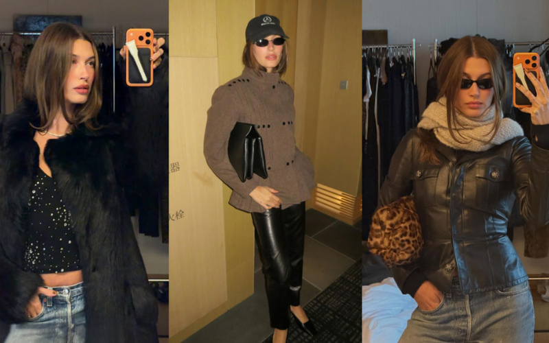 Xmas jackets: 3 πανωφόρια από τη ντουλάπα της Hailey Bieber που θα σε βγάλουν ασπροπρόσωπη στις γιορτές